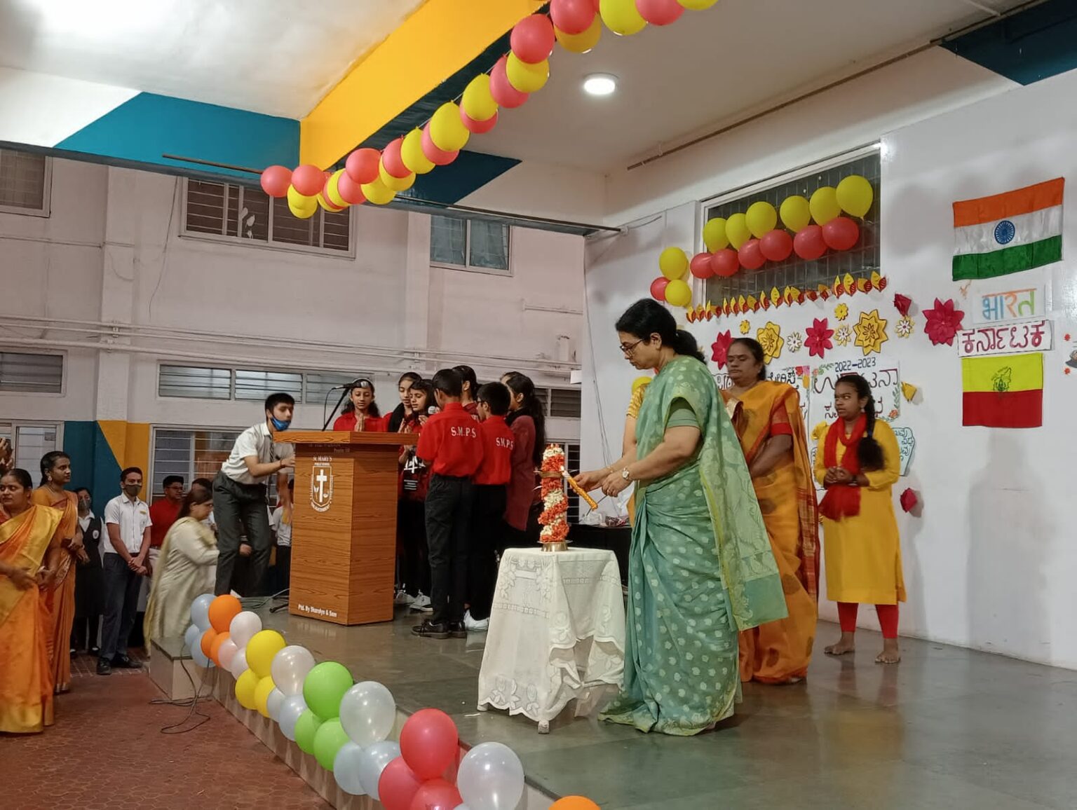 Inauguration Of Hindi And Kannada Club(middle And High School) - St 